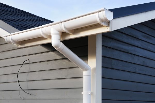 PVC Rain Gutter Installation in Raeford