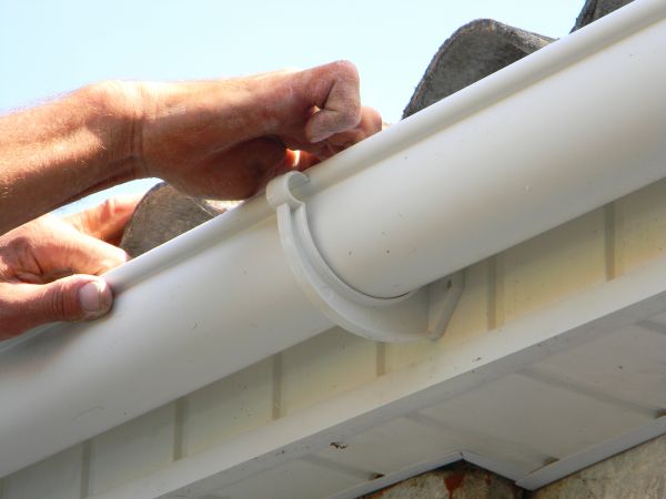 Plastic Gutter Repair in Raeford